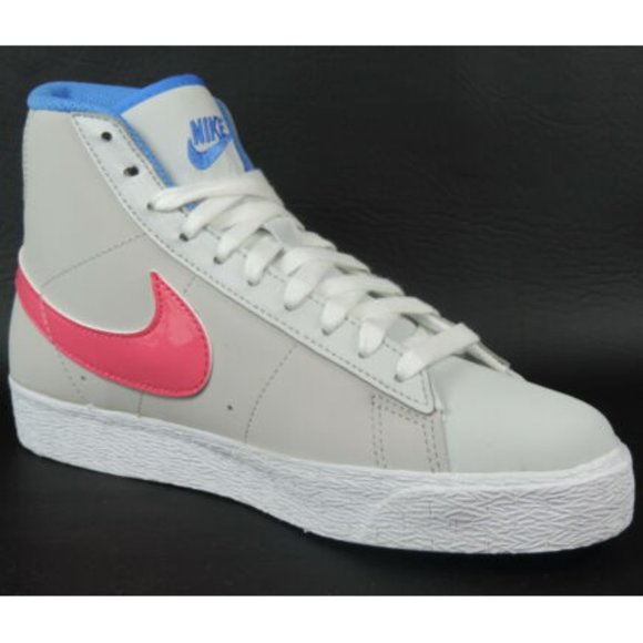 Nike Blazer Mid GS Grade School Youth Shoes Grey p - Picture 3 of 8